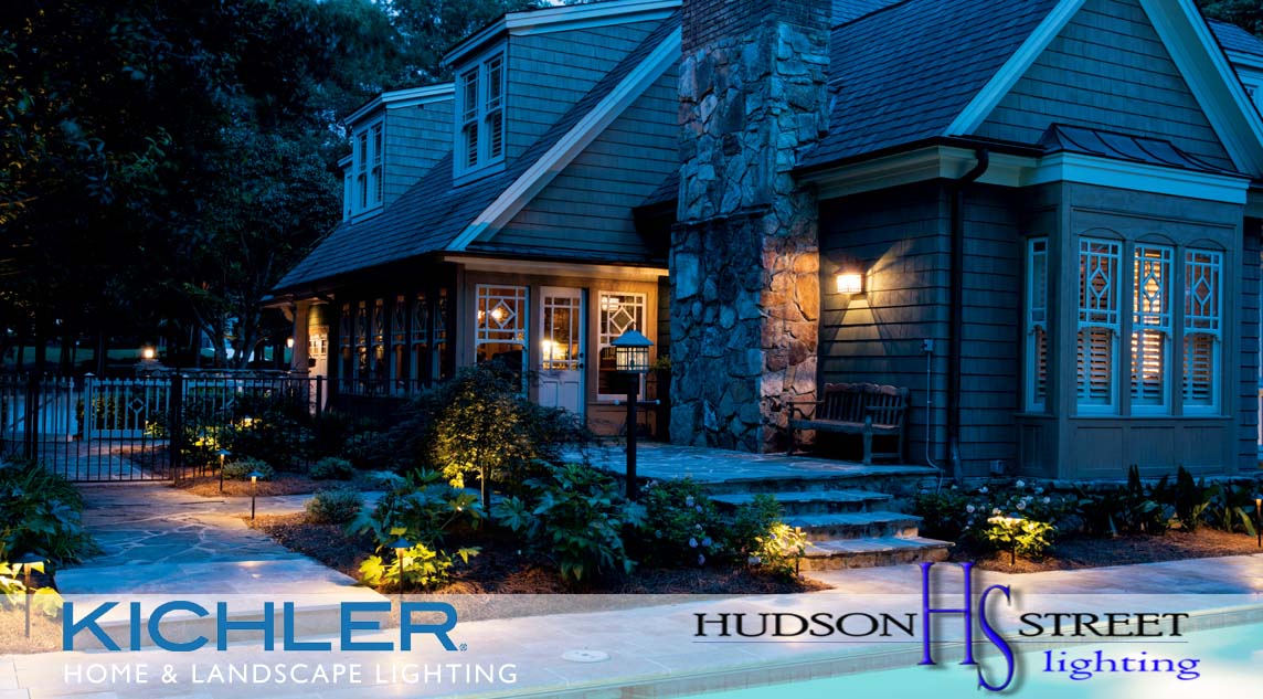 led exterior custom home lighting company in texas